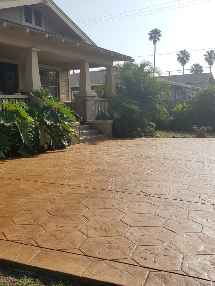 Concrete Driveway Extensions completed by Infinite Concrete Solutions in Haughton, LA